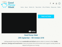 Tablet Screenshot of goodmoneyweek.com